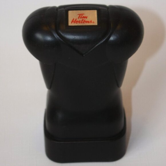 Tim Hortons Sidney Crosby Black Plastic Coin Bank - Picture 3 of 5